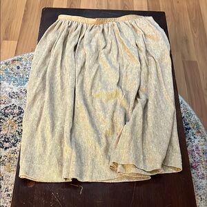 Vintage Women’s Workers Union Tan Midi Skirt